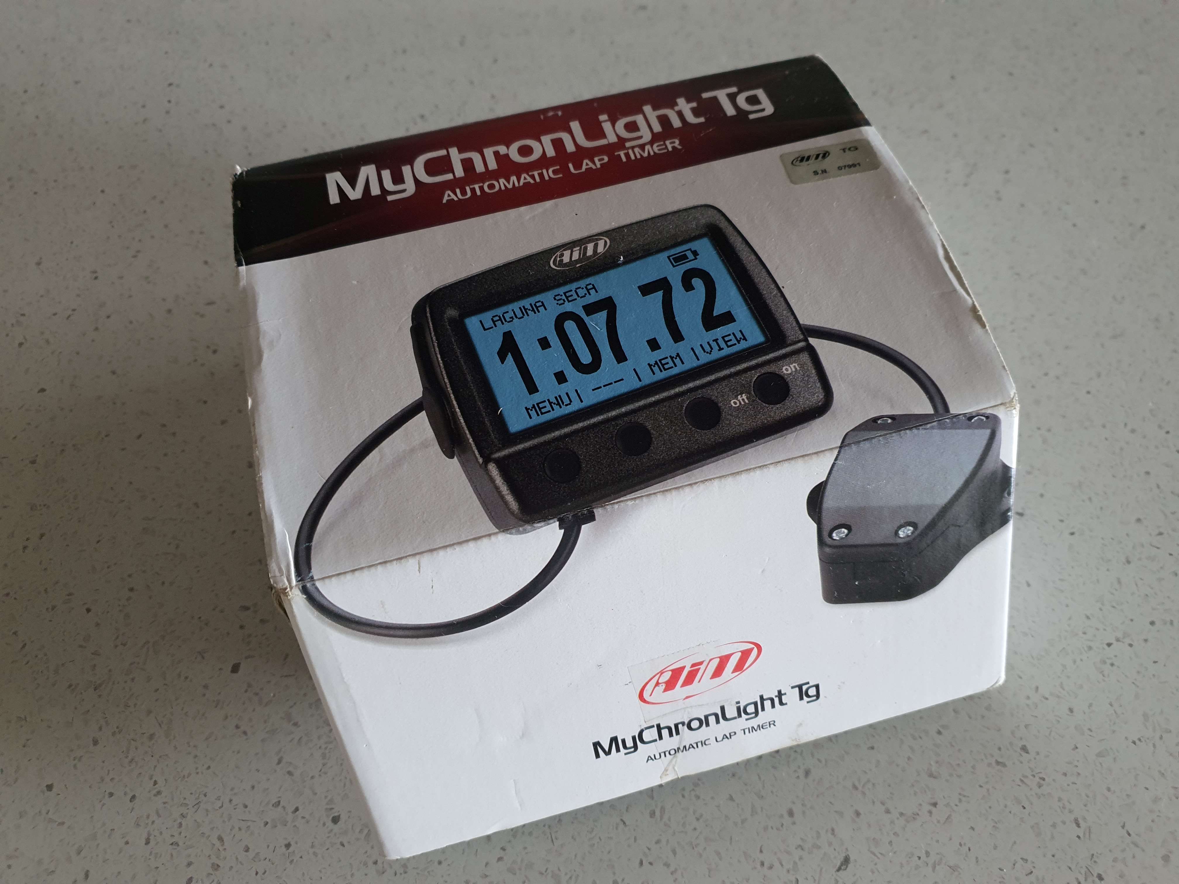 Graeme 4562 AiM Auto Lap Timer MX5 Club of NSW